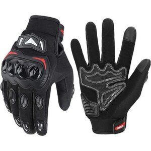 Motorcycle Gloves for Men, Touchscreen Cycling Gloves for Outdoor Sports